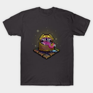 Dungeon Mimic 8 Bit Retro Pixel Art T-Shirt